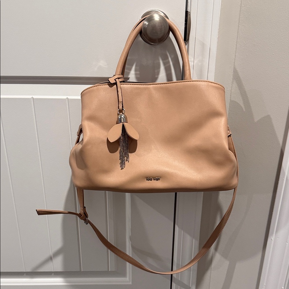 Nine West Camel Satchel Bag